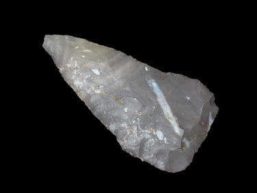 3 5/16" Beveled Cobbs Knife, Nice Material, found in NE Arkansas, Ex Michael Knabe Collection