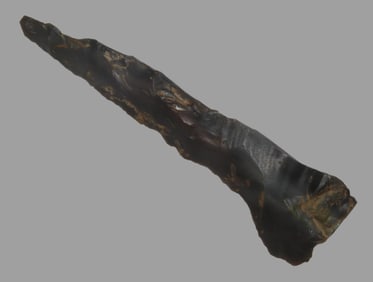 3" Very Unique Three Sided Drill, found in NE Arkansas, Ex Michael Knabe Collection