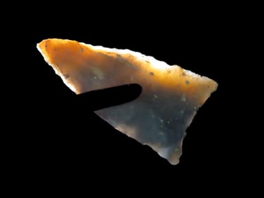 1 5/8" Translucent Plainview, found in NE Arkansas, Ex Michael Knabe Collection