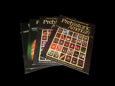 Lot of 4 Various Years Prehistoric American Journals