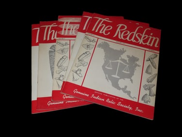 Lot of 5 Issues of The Redskin magazines