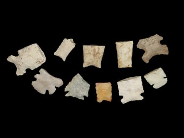 Group of 10 Quality Heartbreakers found in Illinois & Missouri w/some SUPER rare examples-