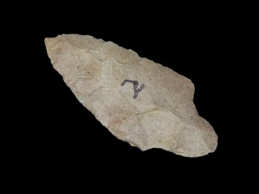 2 7/8" Adena, found in Eastern Oklahoma, Ex Marty Brown Collection