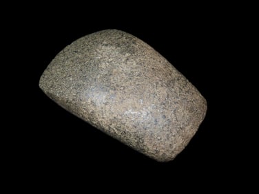 4" Creased Pole Celt, made from Wiry Granite, Nice hafting and use area, found in Adams Co., ,