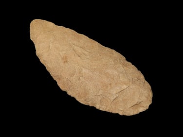 2 3/4" Very Thin Paleo Knife, found by Josh Walker 3 Miles south of Lomax, Illinois in Henderson