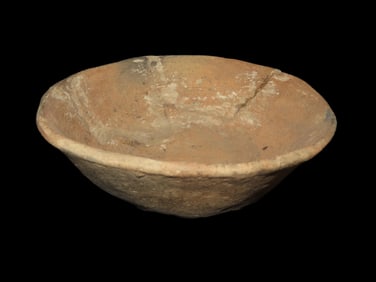 6 5/8" X 2 5/8" Mississippian Bowl, Restored slightly, Found in New Madrid Co., , Missouri