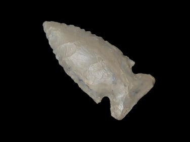 2 1/8" Serrated Point, ex Michael Knabe, Found in Arkansas
