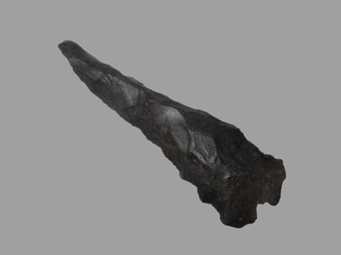 2 1/2" Pitkin Chert Drill, ex Michael Knabe, Found in Arkansas