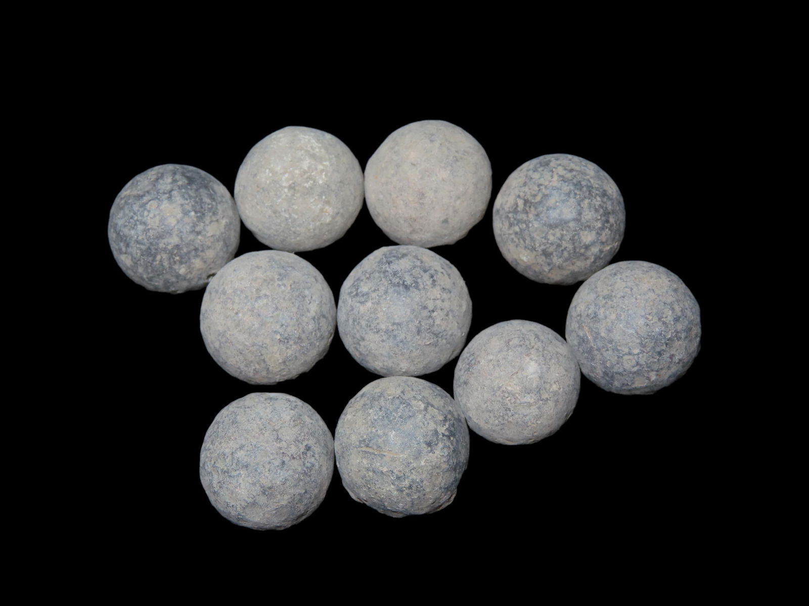 Lot of 10 Civil War Musket Balls, All approximately .70", Found in Tennessee (1 of 5)