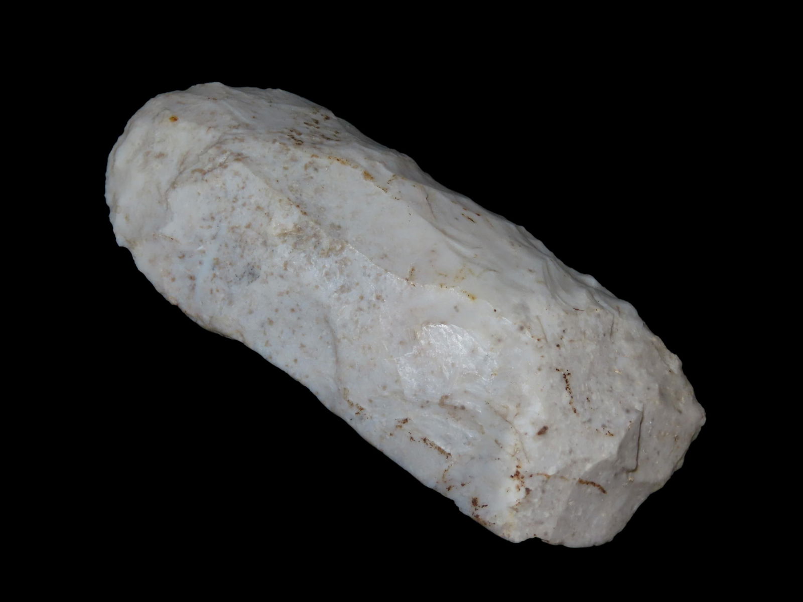 4" Long Dalton Adze, Sovel Polished Bit, Burlington Chert, Ground Hafting Area, ex Fugate, Found in: 4" Long Dalton Adze, Sovel Polished Bit, Burlington Chert, Ground Hafting Area, ex Fugate, Found in Adams Co., , Illinois