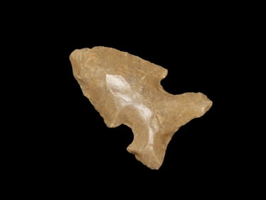 1 3/8'' Big Sandy Arrowhead,Found In N.E Arkansas,Ex MIchael Knabe