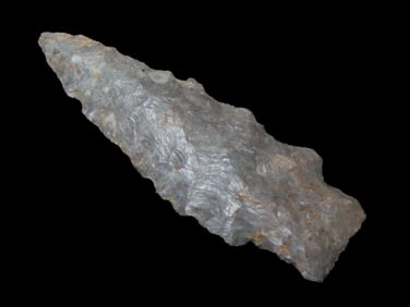 2 1/8'' Serrated Kirk Arrowhead,Found In N.E Arkansas,Ex Micheal Knabe