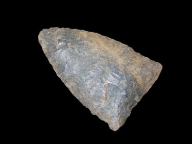 1 3/8'' Ground Base Dalton Arrowhead,Found In N.E Arkansas,Ex Michael Knabe