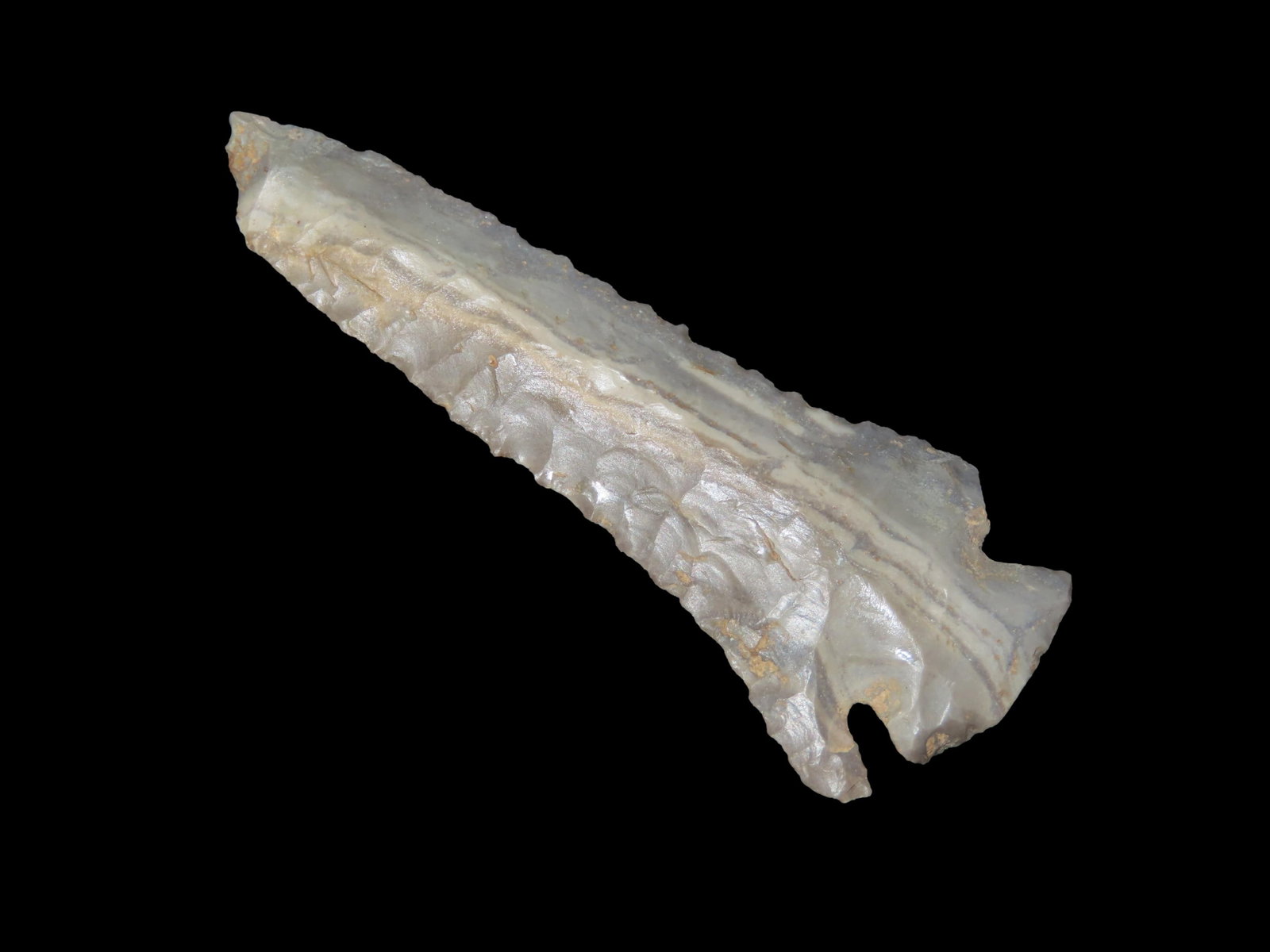 2 5/8'' Pine Tree Heartbreaker,Found In N.E Arkansas,Ex Michael Knabe: 2 5/8'' Pine Tree Heartbreaker,Found In N.E Arkansas,Ex Michael Knabe