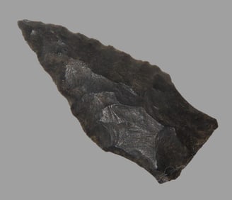 1 3/4'' Paleo Thin Ground Base Pitkin Chert,Found N.E Arkansas,Ex Michael Knabe
