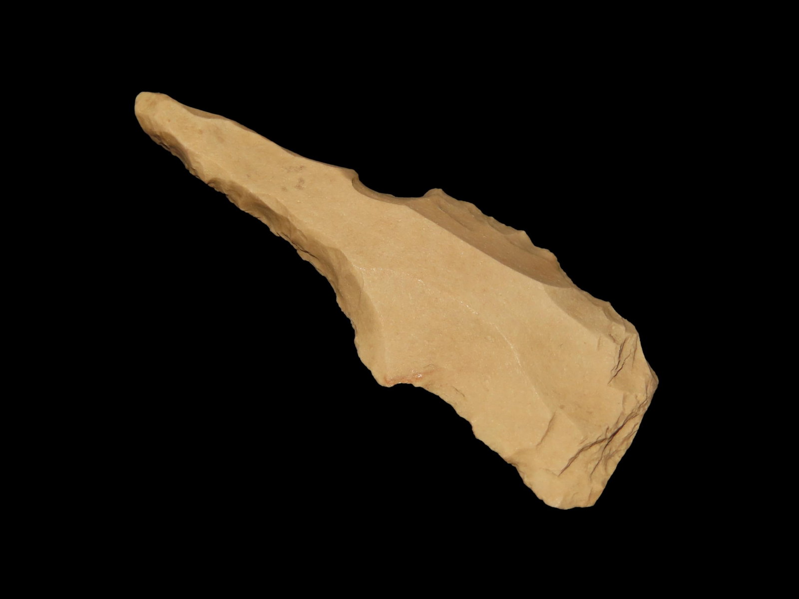 2 1/4'' Flake Hafted Drill,Found In Arkansas, Ex Michael Knabe: 2 1/4'' Flake Hafted Drill,Found In Arkansas, Ex Michael Knabe