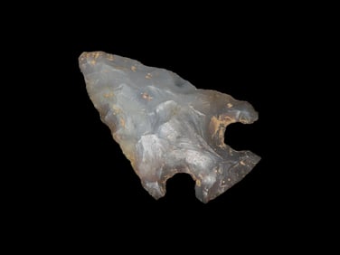 2'' Motley Arrowhead,Found In N.E Arkansas,Ex Michael Knabe