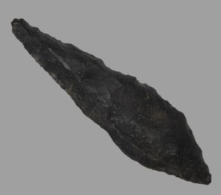 2 1/4'' Ground Base Early Form Drill,Found In Arkansas,Ex Michael Knabe
