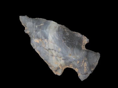 2 7/16'' Multi Color Woodland Point,Found In N.E Arkansas,Ex Michael Knabe