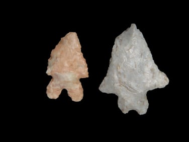 2 Nice LaCroy Points,Found In Arkansas,Ex Michael Knabe