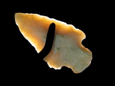 2 3/8'' Quartz Adena,Found In Arkansas,Ex Michael Knabe