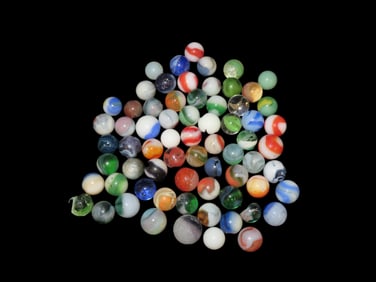Nice Collection Of Antique Marbles,Found In Hannibal Missouri Un Searched