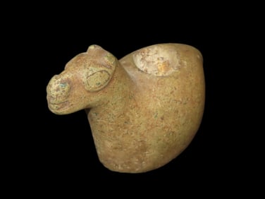 3 1/4'' Highly Detailed Lamma Canopa Colorful Hardstone,Found In Peru South America Pre Columbian