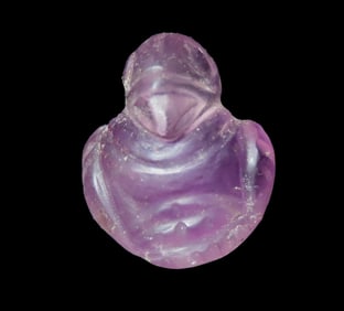 5/8'' Pre Columbian Flourite Parrot Pendant,Found In Columbia South America