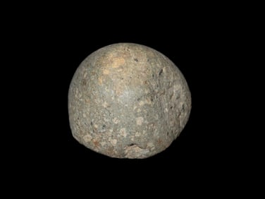 1 3/4'' Multi-Color Hardstone Cone,Found In Adams Co Illinois,Ex Dr Reed