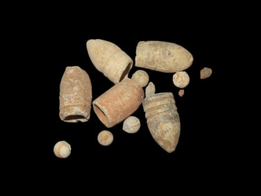 Grouping Of Civil War Metal Detecting Finds Of Boyd Cole,Found In Wayne Co Tennessee