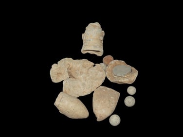 Grouping Of Civil War Metal Detecting Finds Of Boyd Cole,Found In Wayne Co Tennessee