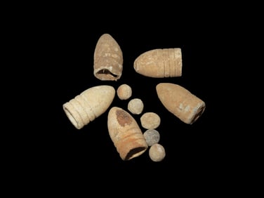 Grouping Of Civil War Metal Detecting Finds Of Boyd Cole,Found In Wayne Co Tennessee