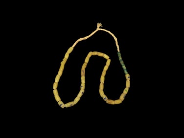 Strand of Sandcast Beads, Ex John Howze Collection