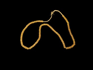 Strand of Miniature Sandcast Beads, Ex John Howze Collection
