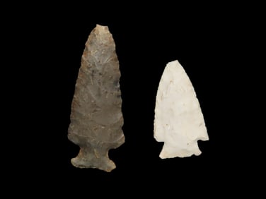 Pair of Arrowheads, Ex John Howze Collection
