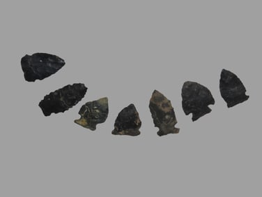Group of Arrowheads, Ex David Elwell Collection