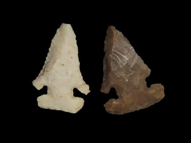 Pair of E-Notch Thebes, Great Examples, Ex David Elwell Collection
