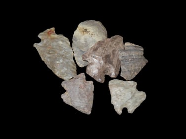 Group of Arrowheads, Ex David Elwell Collection