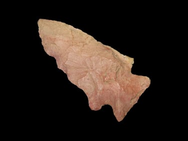 2 13/16" Colorful Apple Creek Corner Notch, Ex James Kerr Collection