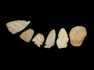 Group of Common Field Grade Pts, Ex James Kerr Collection