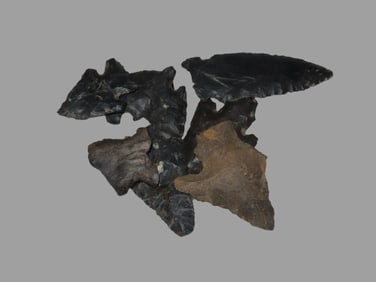 Group of Common Field Grade Pts, Ex James Kerr Collection