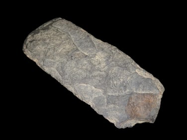 10 1/2" x 4 1/4" Black Slate Spade/Digger, found in Kansas, Ex Bob Rantz, Ex Marko Watkins, Ex