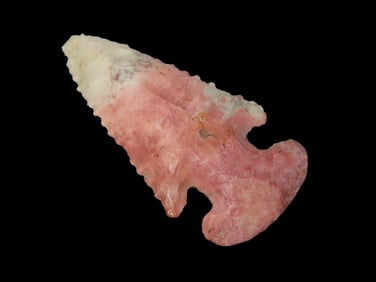 2 1/2" Beveled E-Notch Thebes, found in Ohio, Amazing Color! Ex Bill Heuter Collection