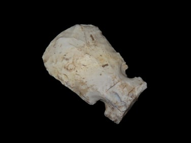 2 1/2" Notched Hoe, Partain COA, found in Illinois, Ex Jake Vahle, Ex James Hinson Collections