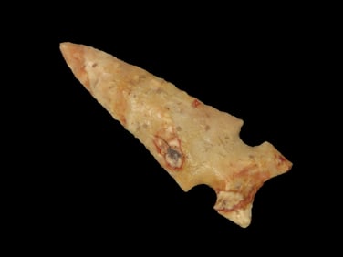 3 1/16" Colorful Graham Cave, Partain COA, found in Gasconade Co., Missouri, Ex Harris, Ex James