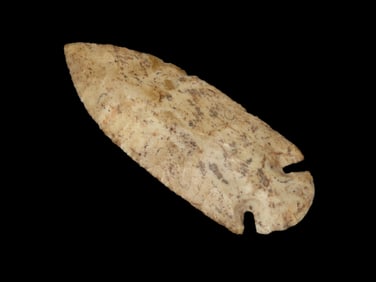 3 7/8" St. Charles Dovetail, Partain COA, found in extreme Northeast Missouri, Ex Terry Allen, Ex
