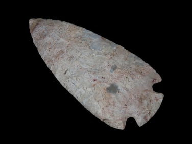 5 1/16" Hopewell, Partain COA, found in Calhoun Co., Illinois, Ex Gary Opel, Ex James Hinson