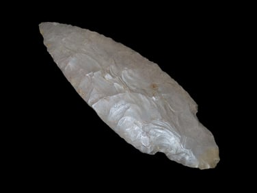 4 5/8" Adena, Motley COA, found in Winnebago Co., Illinois, Ex Robert Brusatte Collection