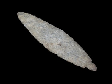4 11/16" Paleo Ovoid Knife, found Greene Co., Illinois