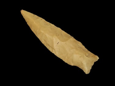 3" Crowley's Ridge Chert Bayou Goula, Outstanding form, found in Clay Co., Arkansas, Ex George